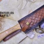 Ultimate Hunting Companion: 12-Inch Damascus Steel Knife