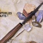 Precision Slicing: 12-Inch Damascus Steel Hunting Meat Knife