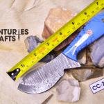 Wild: 7-Inch Damascus Steel Jungle Skinning Knife