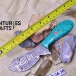 Wild: 7-Inch Damascus Steel Jungle Skinning Knife