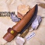 Hunting Ready: 6.5-Inch Damascus Steel skining Knife