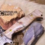 Ultimate Survival Tool 9-Inch Damascus Jungle Knife