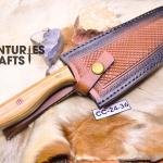 Elevate Your Campfire Cooking: 12.5-Inch Damascus Chef Knife