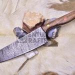 12.5-Inch Damascus Chef Knife, Camping and Hunting Customs Hand Made.