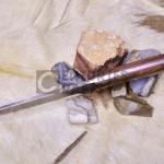 12.5-Inch Damascus Chef Knife, Camping and Hunting Customs Hand Made.