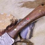 12-Inch Hand Made Damascus, Hunting, Camping, Bush Craft and Chef Knife.