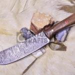 12-Inch Hand Made Damascus, Hunting, Camping, Bush Craft and Chef Knife.